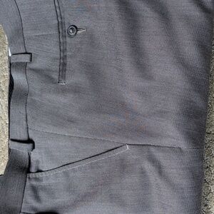 Classic Men's Gray Dress Trousers